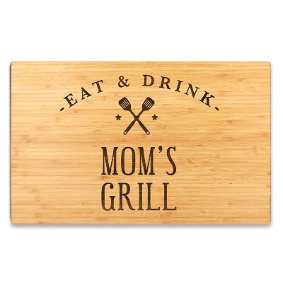 17.75x11 Mom's Grill Grill BBQ Board Image 1