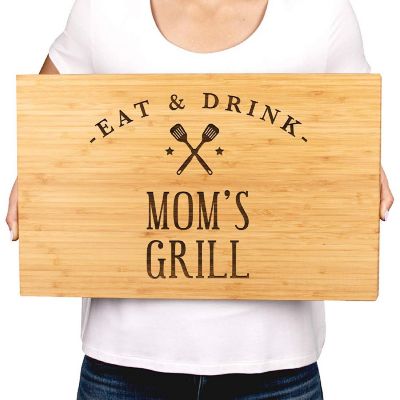 17.75x11 Mom's Grill Grill BBQ Board Image 2