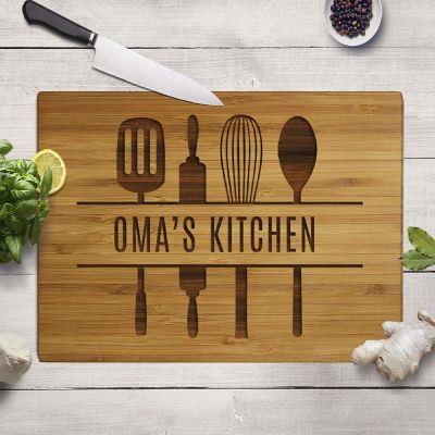 17.75x11 Oma's Kitchen Utensils Board Image 3