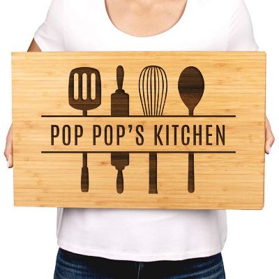 17.75x11 Pop Pop Kitchen Utensils Board Image 2