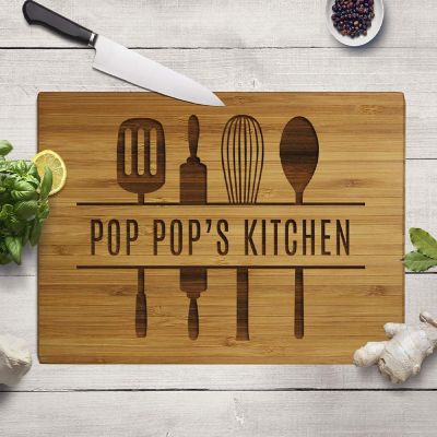 17.75x11 Pop Pop Kitchen Utensils Board Image 3
