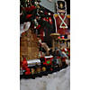 17" Christmas Express Motorized Plastic Train Set with Track Image 3