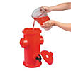 17" Firefighter Party Red Fire Hydrant Plastic Drink Dispenser Image 1