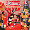 17" Firefighter Party Red Fire Hydrant Plastic Drink Dispenser Image 3