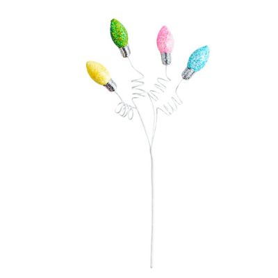 17" Light Bulb Pick: Pastel Image 1
