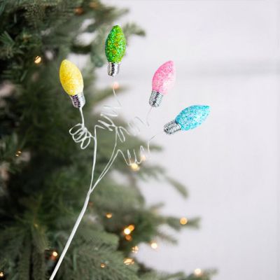 17" Light Bulb Pick: Pastel Image 1