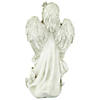 17" Peaceful Angel Holding a Rose Outdoor Garden Statue Image 4