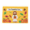 17&quot; x 11&quot; Religious Thankful For Placemat Craft Kit &amp;#8211; Makes 12 Image 1