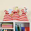 17" x 12" Red & White Striped Plastic Treat Bags - 50 Pc. Image 2