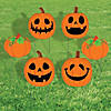 17" x 15 1/2" - 20" Pumpkin Patch Plastic Yard Sign Kit - 12 Pc. Image 1