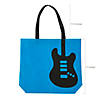 17" x 15" Large Guitar Nonwoven Tote Bags - 12 Pc. Image 1