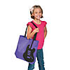 17" x 15" Large Guitar Nonwoven Tote Bags - 12 Pc. Image 2
