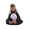17" x 16" Animated Witch Fortune Teller Halloween Decoration Image 1