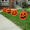 17" x 20" Halloween Jack-O&#8217;-Lantern Yard Signs - 4 Pc. Image 1
