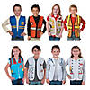 17" x 20" Kids Community Helper Occupation Nonwoven Vests - 8 Pc. Image 1