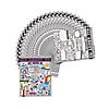 17" x 22" Color Your Own All About Me Paper Doodle Posters - 30 Pc. Image 1