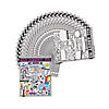 17&quot; x 22&quot; Color Your Own All About Me Paper Doodle Posters - 30 Pc. Image 1