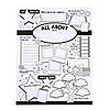 17" x 22" Color Your Own All About Me Paper Posters - 30 Pc. Image 1