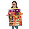 17&quot; x 22&quot; Hispanic Heritage Informational Cardstock Posters - 6 Pc. Image 2