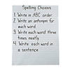 17" x 22" Magnetic Jumbo Dry Erase Lined Paper Charts - 6 Pc. Image 1