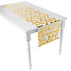 17" x 90" Geometric Gold Foil Table Runner Image 1