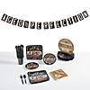 173 Pc. Aged to Perfection Party Disposable Tableware Kit for 24 Guests Image 1