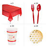 177 Pc. Kentucky Derby&#8482; 150th Anniversary Disposable Tableware Kit for 24 Guests Image 1