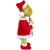 18 1/2" Holiday Greeter Stuffed Grinch in Santa Suit with Dr. Seuss&#8482; Book Christmas Decoration Image 1