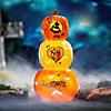 18 1/2" The Nightmare Before Christmas&#8482; Light-Up Stacked Pumpkins Tabletop Decoration Image 1