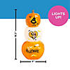 18 1/2" The Nightmare Before Christmas&#8482; Light-Up Stacked Pumpkins Tabletop Decoration Image 2