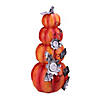 18.25" Stacked Pumpkins 'Happy Harvest' Fall Outdoor Decoration Image 1