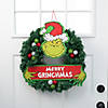 18" Dr. Seuss&#8482; The Grinch Merry Grinchmas Artificial Christmas Wreath Image 1