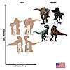 18" Jurassic World 3: Dominion&#8482; T-Rex, Indoraptor, Carnotaurus & Blue Mini Cardboard Cutout Stand-Ups Image 1