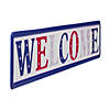 18" Metal Patriotic "WELCOME" Sign with Stars Wall Decor Image 2