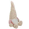 18" Pink Striped Plush Gnome Table Top Figure Image 2