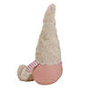 18" Pink Striped Plush Gnome Table Top Figure Image 4