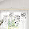 18" Silver Reflective Hanging Chandelier Image 2