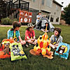 18" x 16" Vinyl Inflatable Logs and Flames Campfire Decoration Image 2