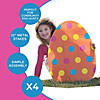 18" x 24 1/2" Jumbo Easter Egg Yard Signs - 4 Pc. Image 1