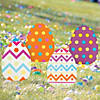 18&quot; x 24 1/2&quot; Jumbo Easter Egg Yard Signs - 4 Pc. Image 2