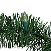 18' x 3" Pre-Lit Pine Artificial Christmas Garland  Warm White LED Lights Image 4