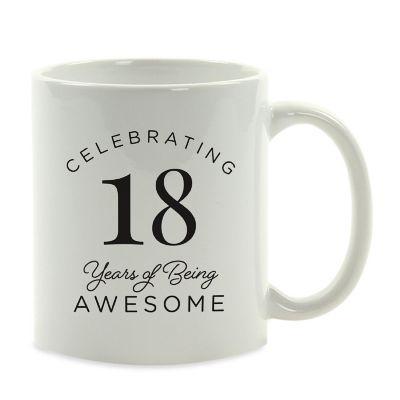 18 Years Awesome Ceramic Mug Image 2
