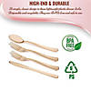 180 Pc. Gold Classic Cutlery Plastic Silverware Set - Forks, Knives and Spoons (60 Guests) Image 2