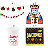 189 Pc. Casino Night Disposable Tableware Kit for 24 Guests Image 2