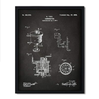 1898 Carburetor Patent 8.5x11in Image 1