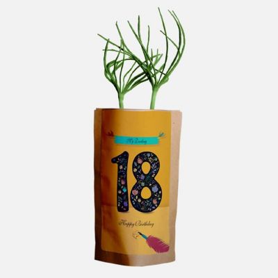 18th Birthday Design - 10 Trees - ForestNation - 1oz Tree Kit Pouch Image 1