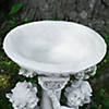 19.25" Cherub Angels Pedestal Bird Bath Outdoor Garden Statue Image 3