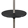 19.75" Black Outdoor Umbrella Table Tray Image 1