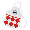 19" DIY Kids White Nonwoven Aprons with Ties - 3 Pc. Image 1