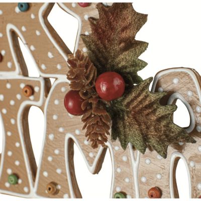 19" Gingerbread Merry Christmas Banner Image 1